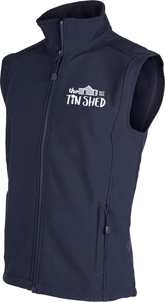The Tin Shed Soft Shell Vest NAVY