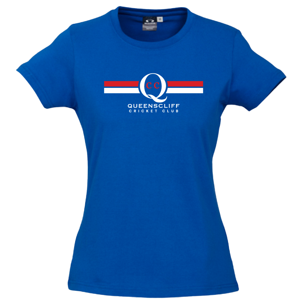 Queenscliff Cricket Club Printed Tee - Womens