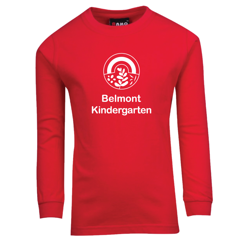 Long Sleeve T-Shirt - BELMONT KINDER LARGE PRINTED CHEST PRINT