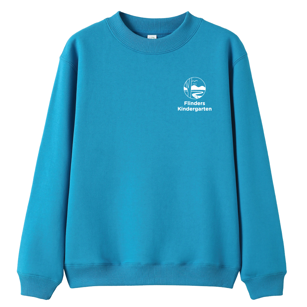 Crew neck - FLINDERS KINDER Small left chest PRINTED LOGO
