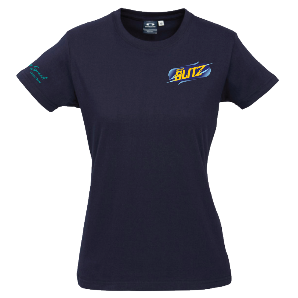 Peninsula Blitz Basketball Printed Tee - Womens