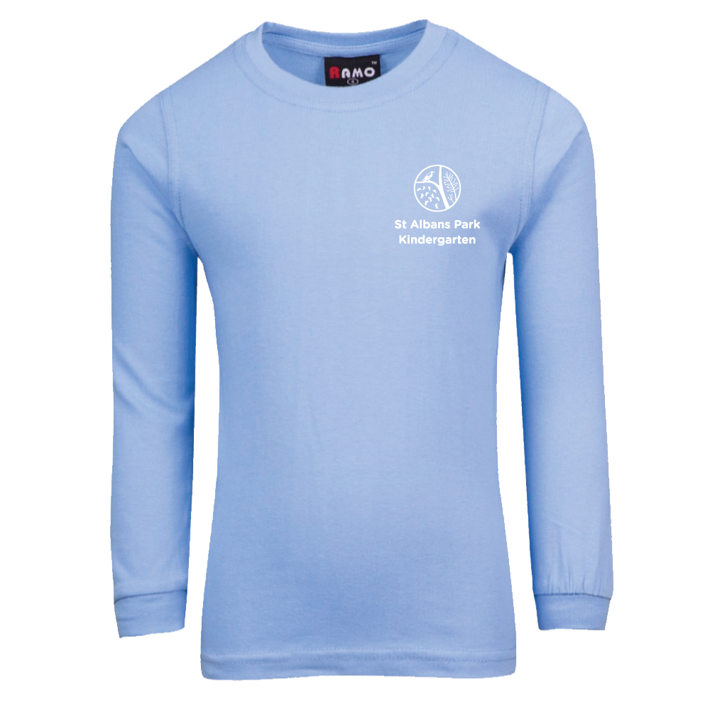 Long Sleeve T-Shirt - ST ALBANS PARK - small left chest print