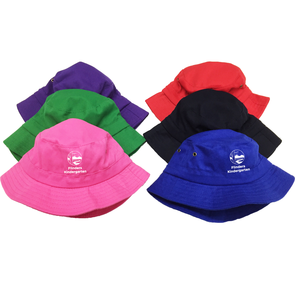 Bucket Hat - FLINDERS -  CENTRE FRONT EMBROIDERY