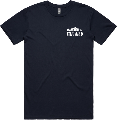 The Tin Shed AS Staple Tee NAVY